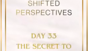 shift day 33